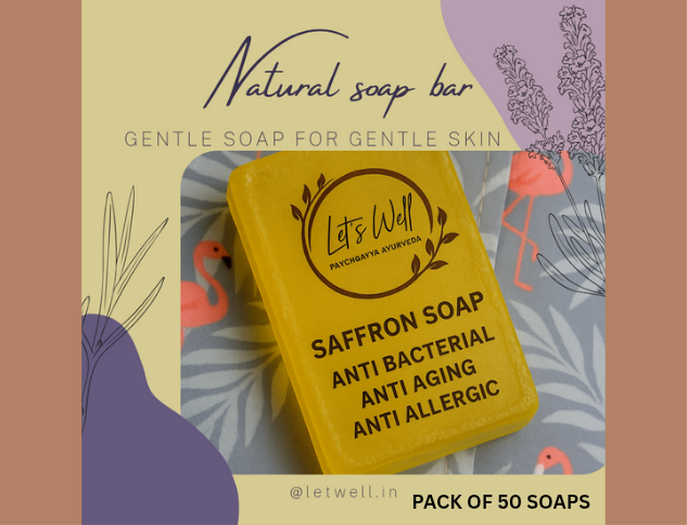Saffron Soap (Pack Of 25)
